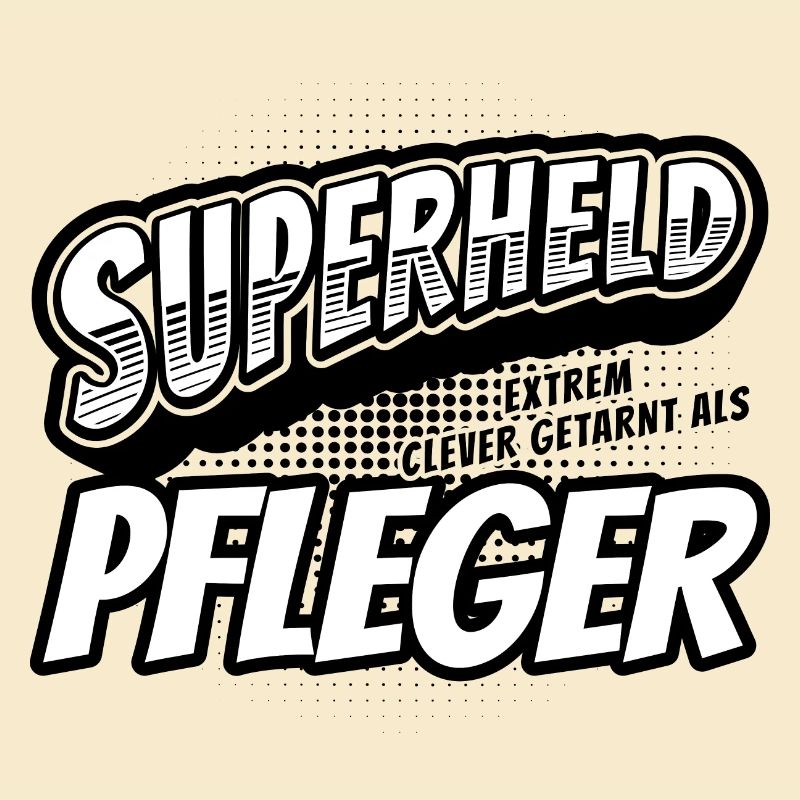 Superheld, clever getarnt als Pfleger