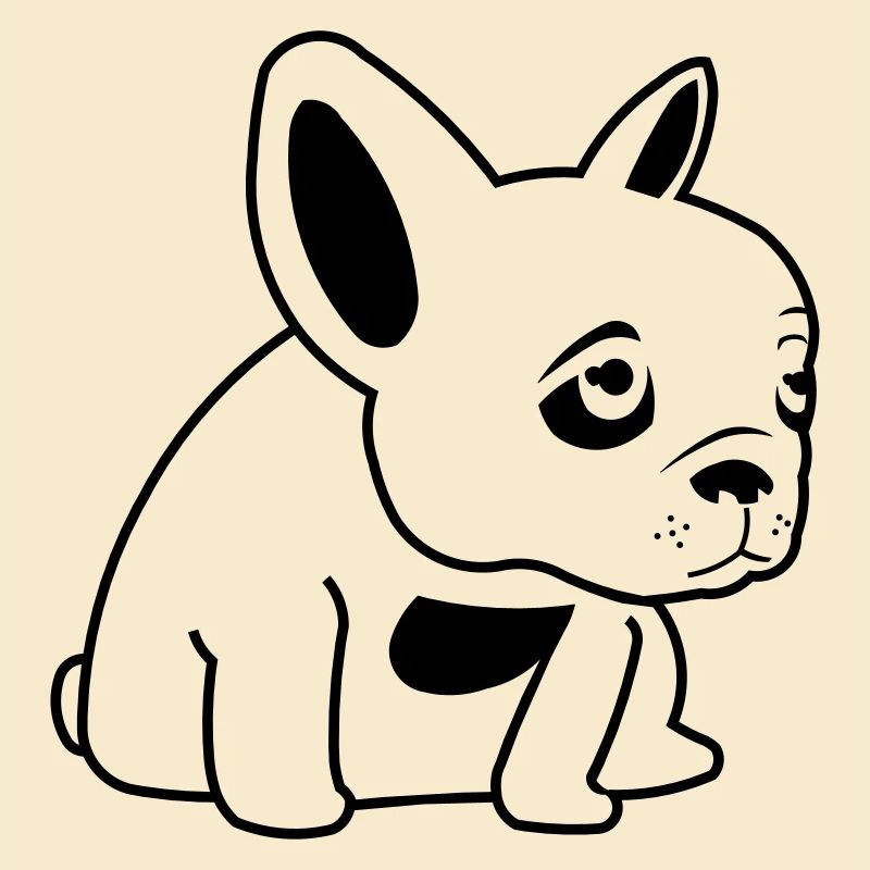 Trauriger Frenchie