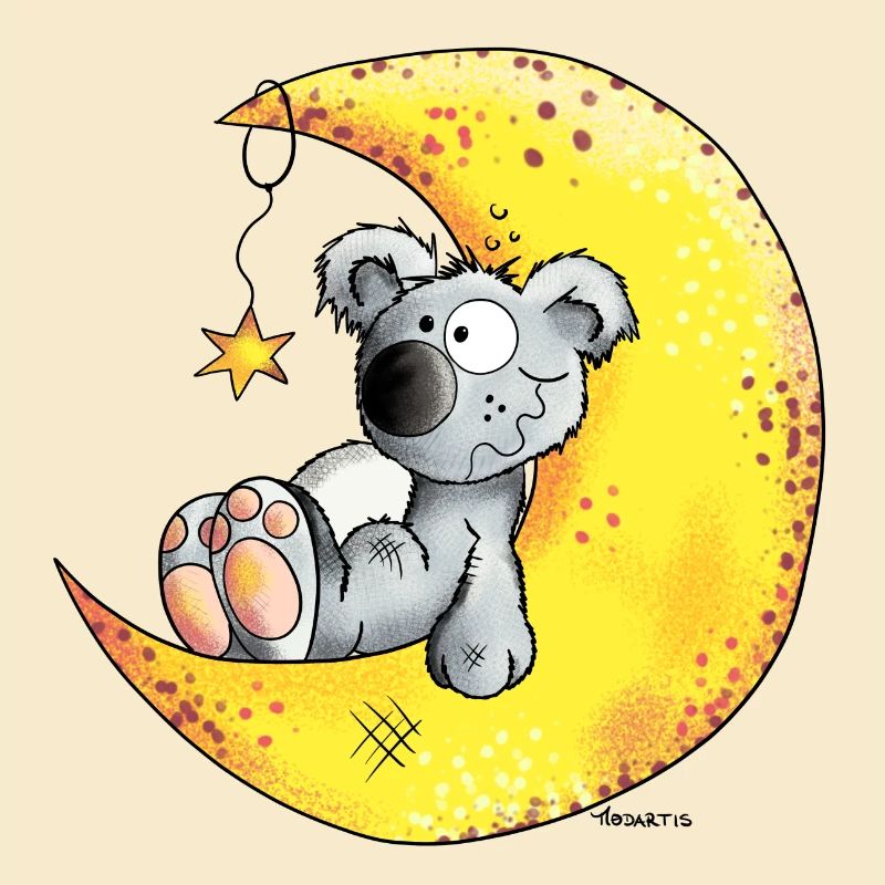 Koala In The Moon