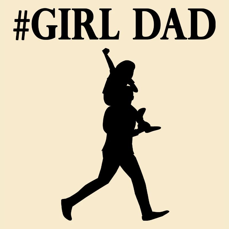 Mädchen Papa
