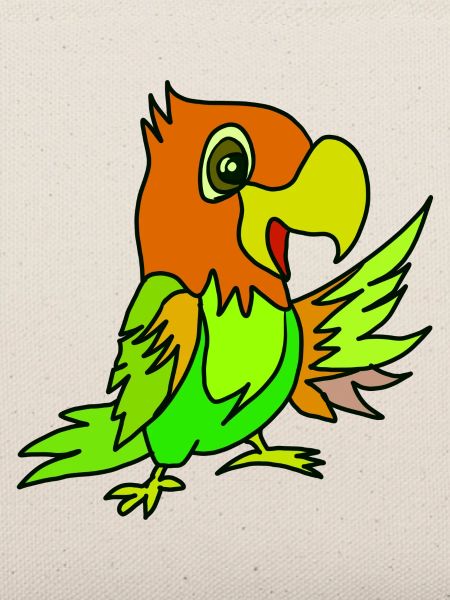 Papageien Farbwirbel