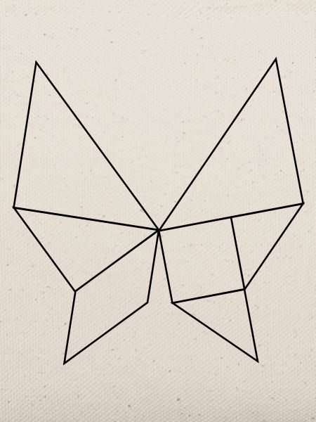 Schmetterling Tangram – Fine Art