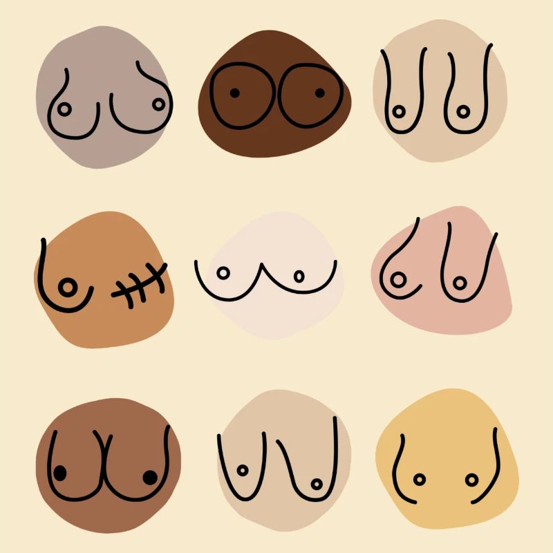Boobs same but different