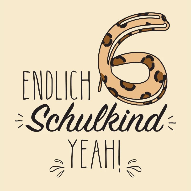 Endlich 6 Schulkind yeah