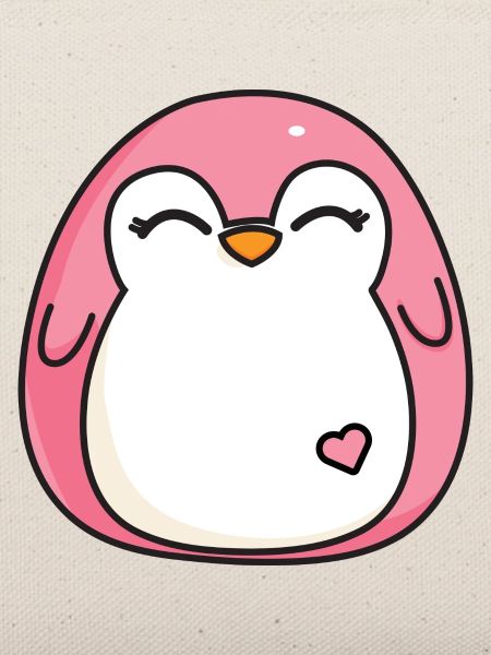 Rosa Pinguine Süß Komisch