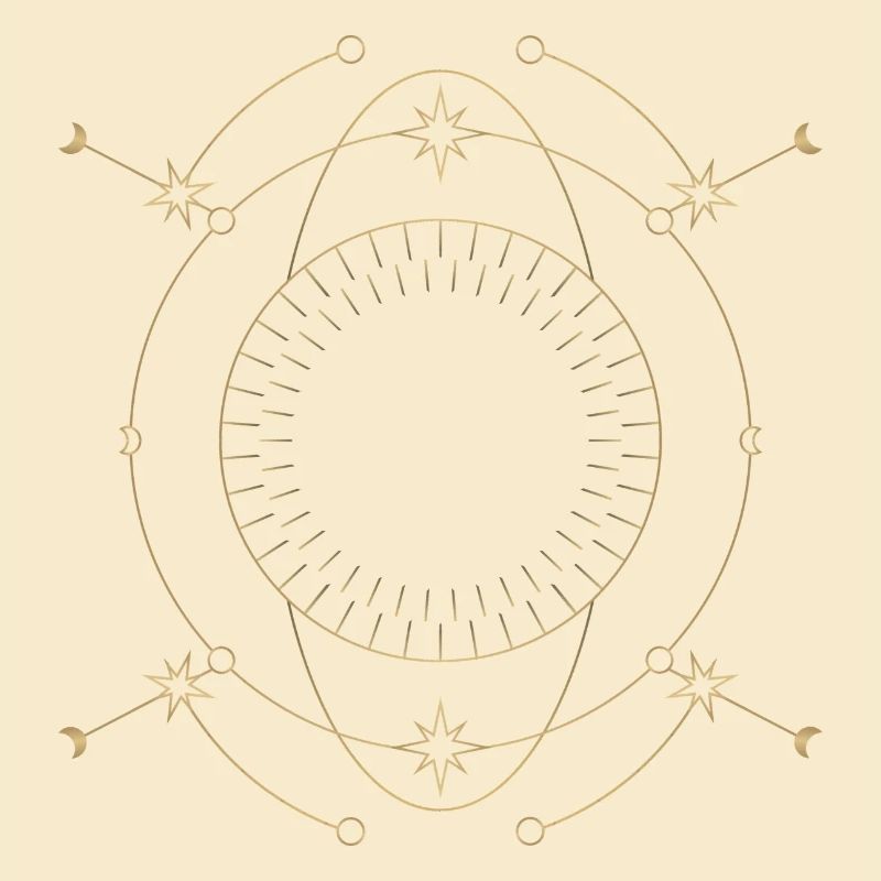 Conception de l’orbite du cercle d’étoile dorée