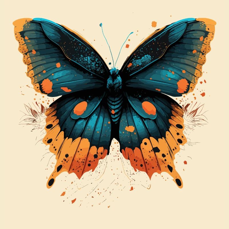 Zarter Schmetterling