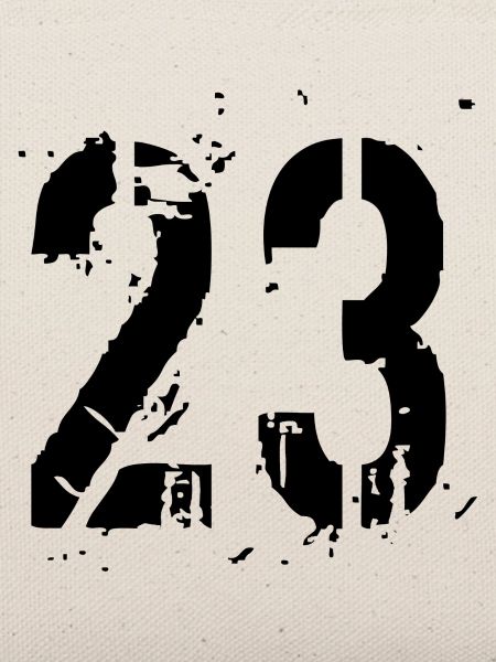 23 Zahl 23 Jahre