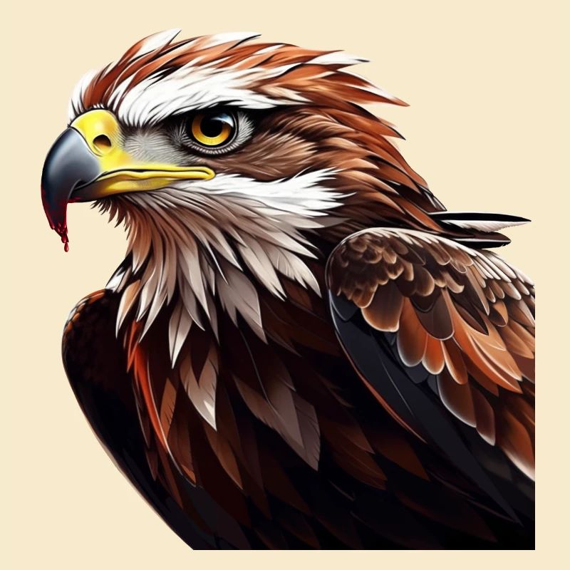 Powerful Eagle Head