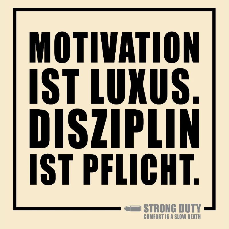 Motivation ist Luxus