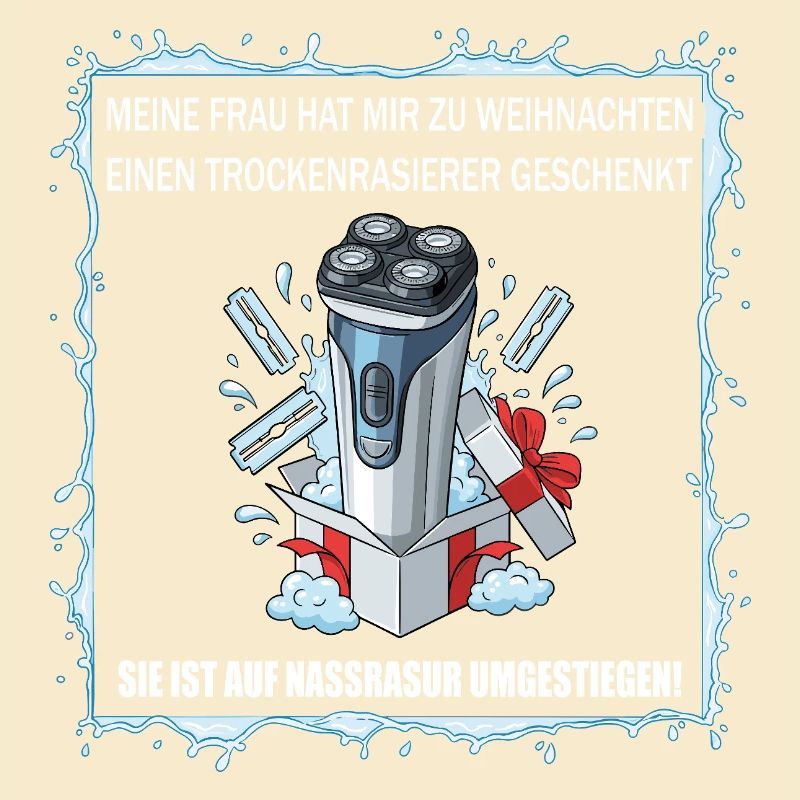 Trockenrasierer-Geschenk