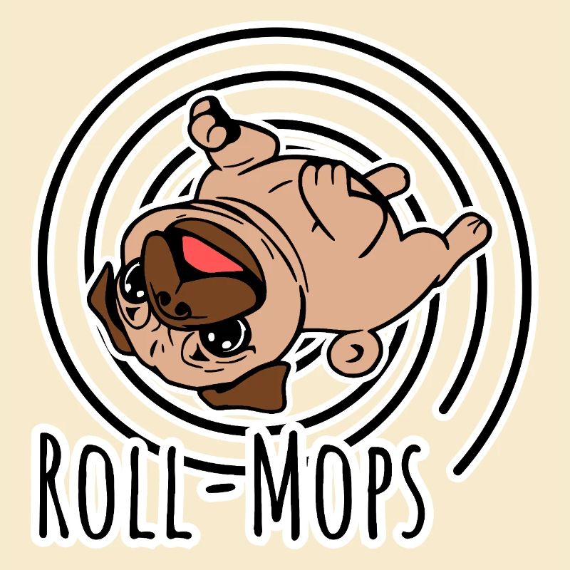 Rolling Pug - A Rolling Pug