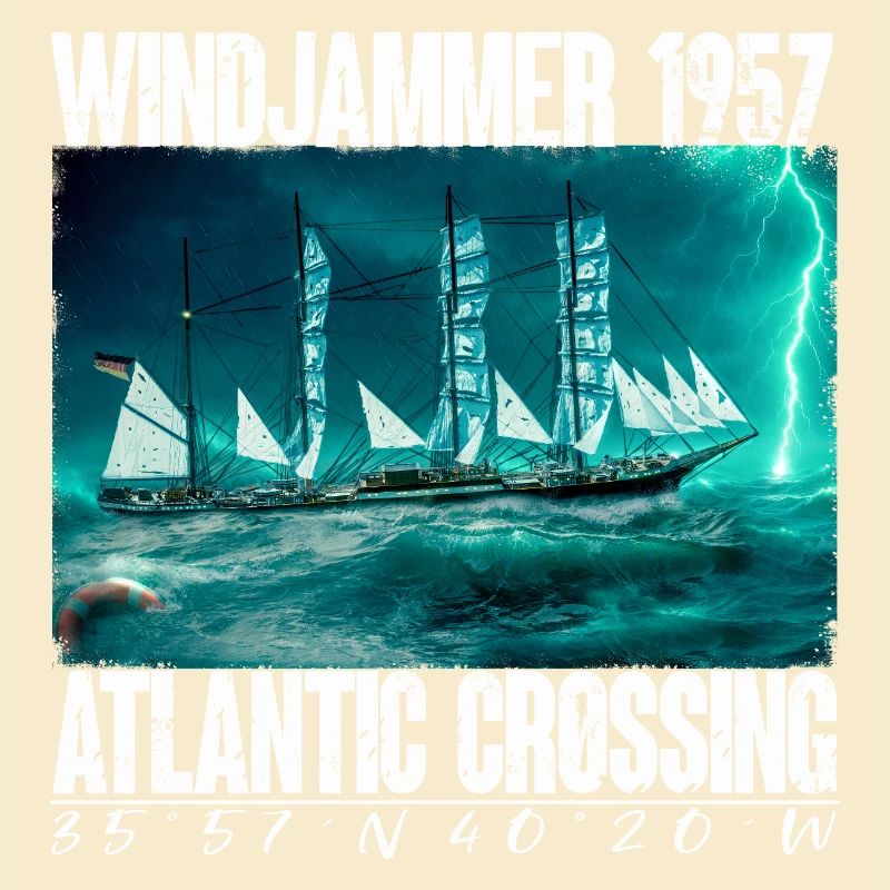 Windjammer 1957 - Atlantiküberquerung