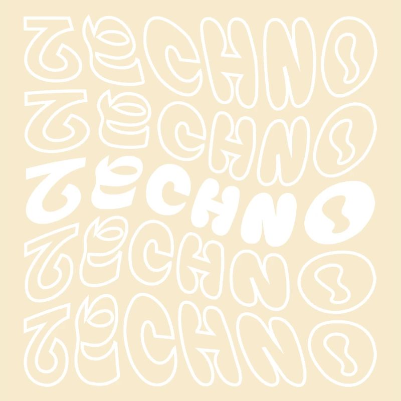 conception de logo géométrique ondulé techno