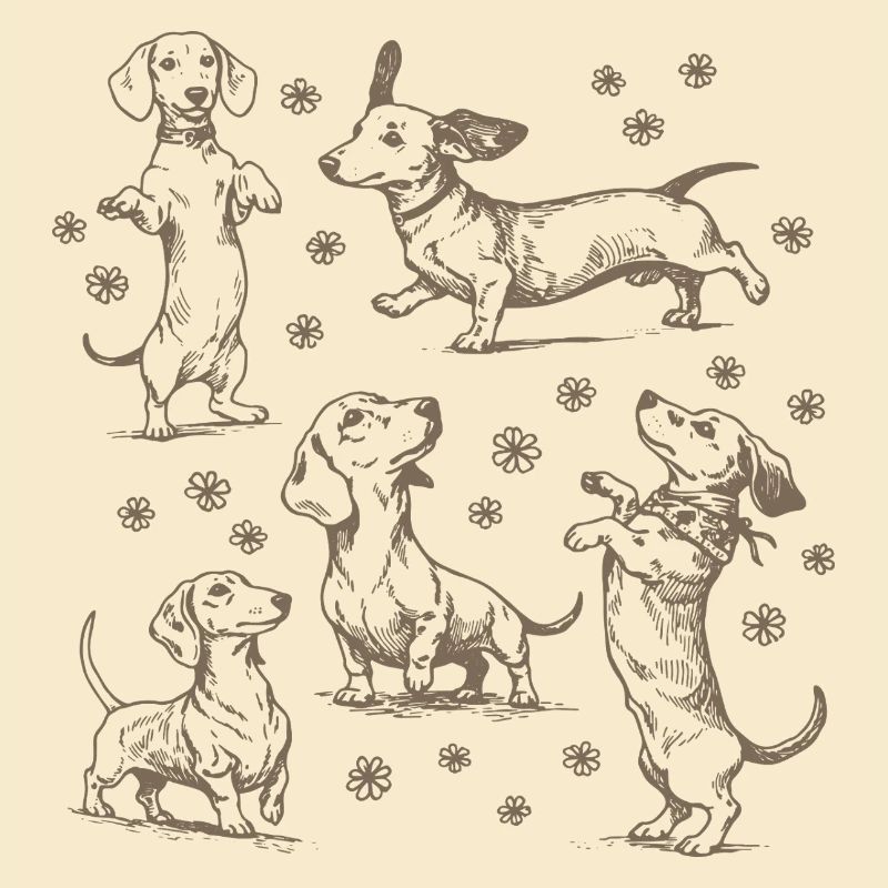 Teckel Teckel Chiens Teckels Teckel Chien teckel Teckel