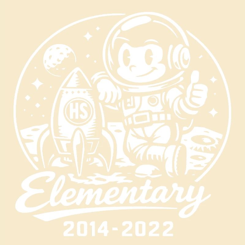 Elementar-Astronauten-Mond