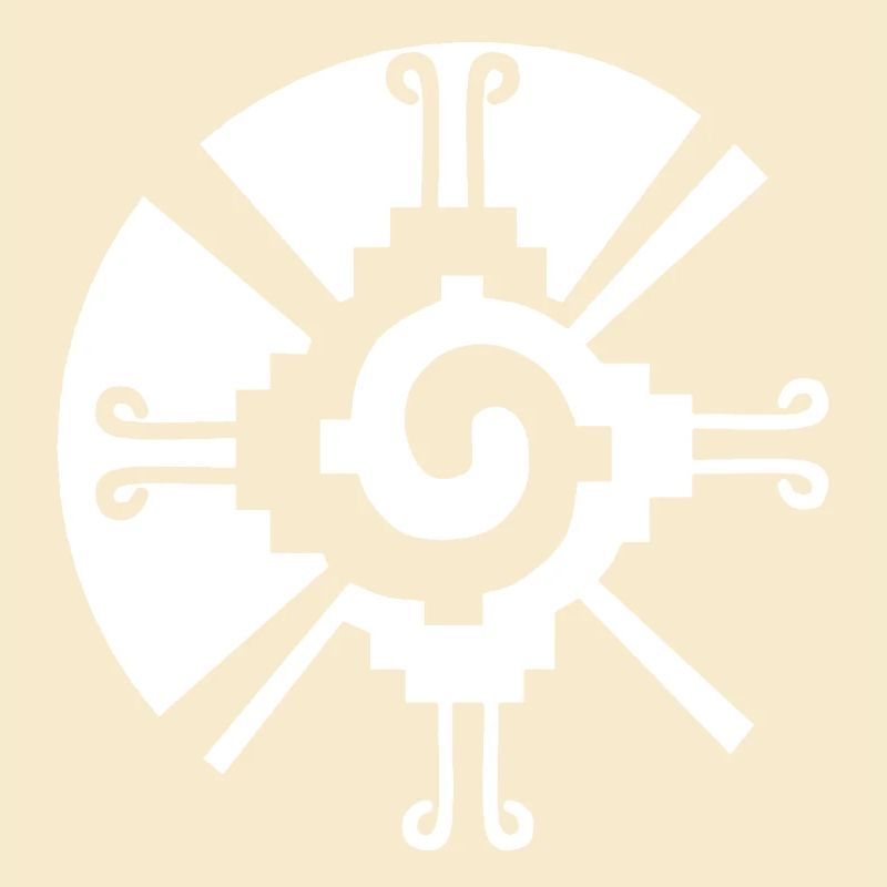Solar Geometric Pattern (White)