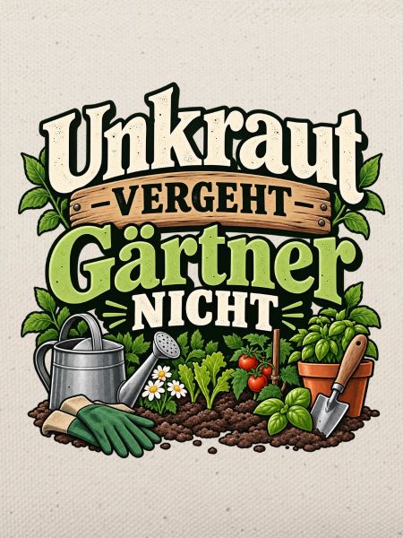 Unkraut vergeht – Gärtner nicht