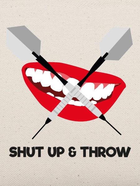 Shut up and throw (dark)