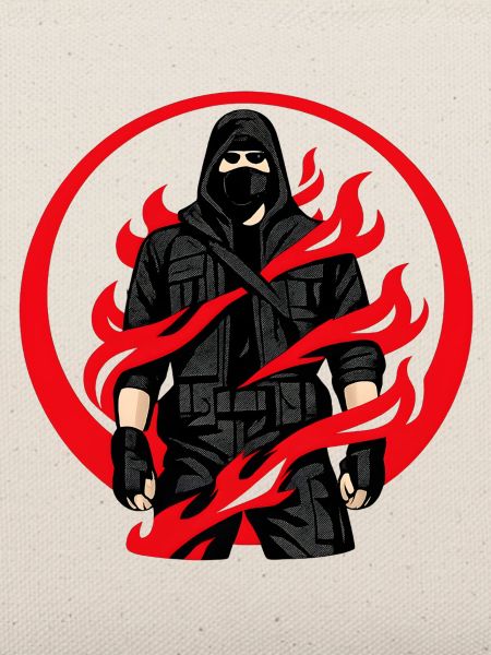 Ninja Flammenkreis