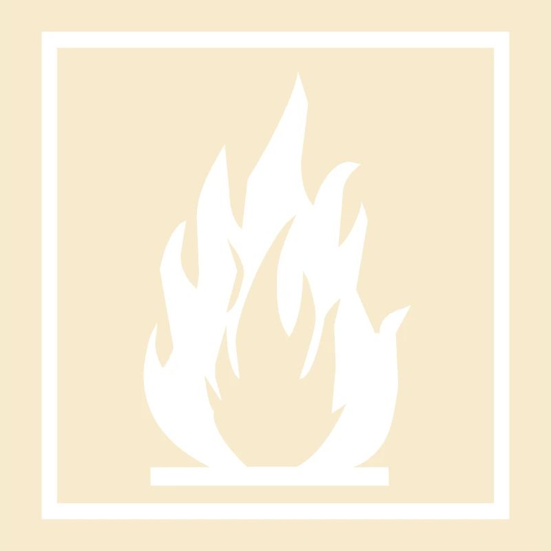 Brennbar flammable