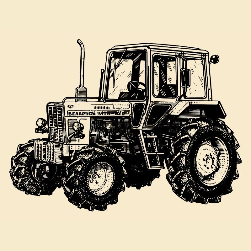 Belarus mtz Traktor Landwirt Geschenk