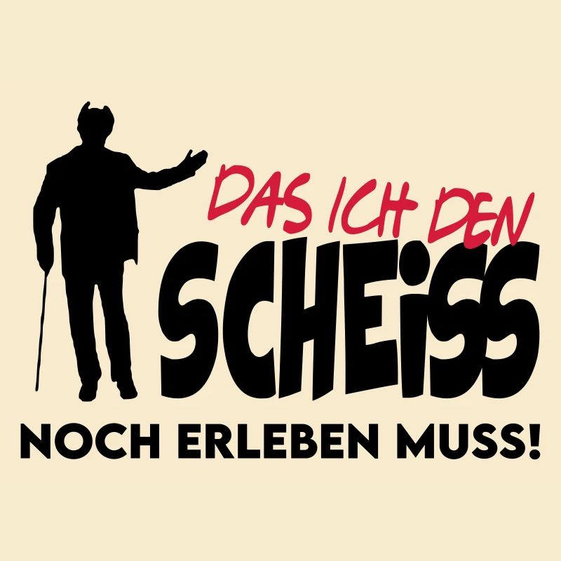 Rentner Alter Mann Scheisse erleben