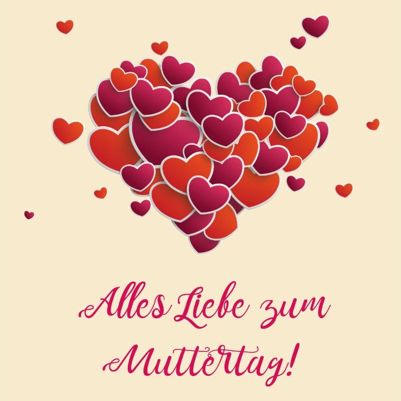 Muttertag Hearts Splash 3