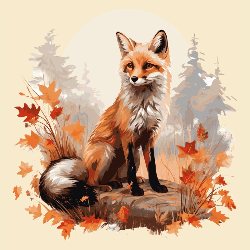 Fuchs im Herbst