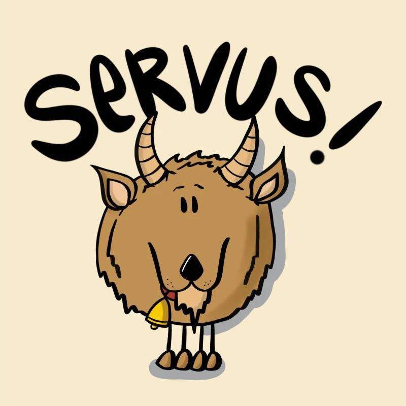 Ziege Servus