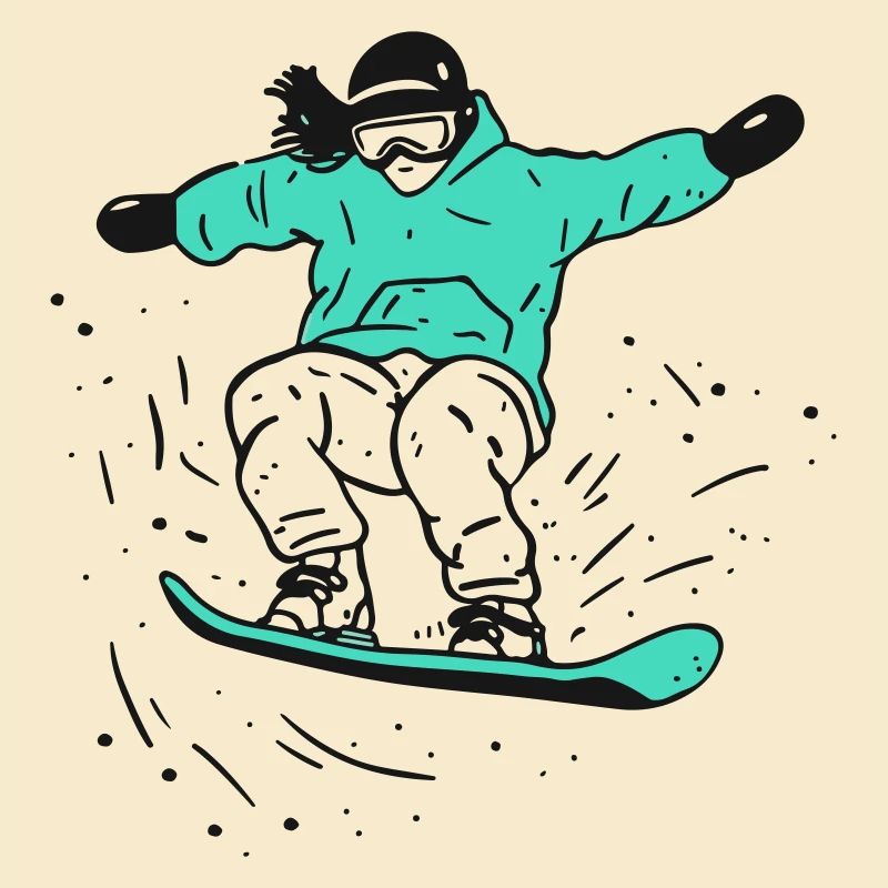 Snowboard-Aktion