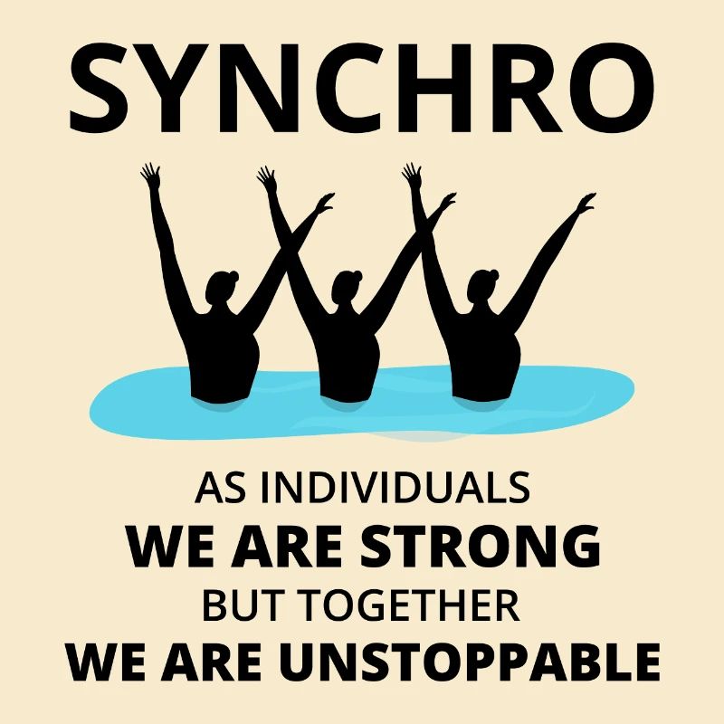 Synchro Schwimmer Synchronschwimmen Team