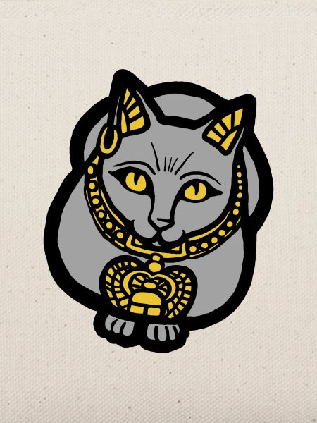 Graue Katze