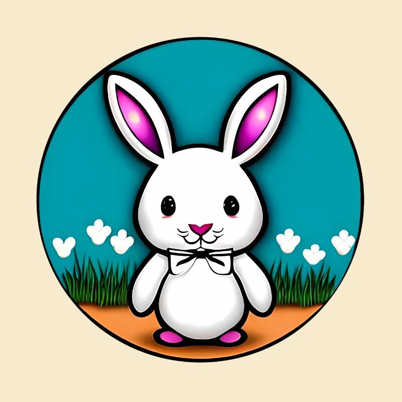 Petit lapin lapin de Pâques