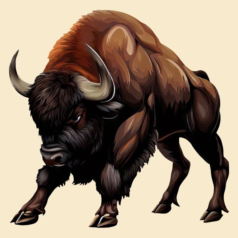 Vache, Buffle, Taureau, Bison - Conception animale