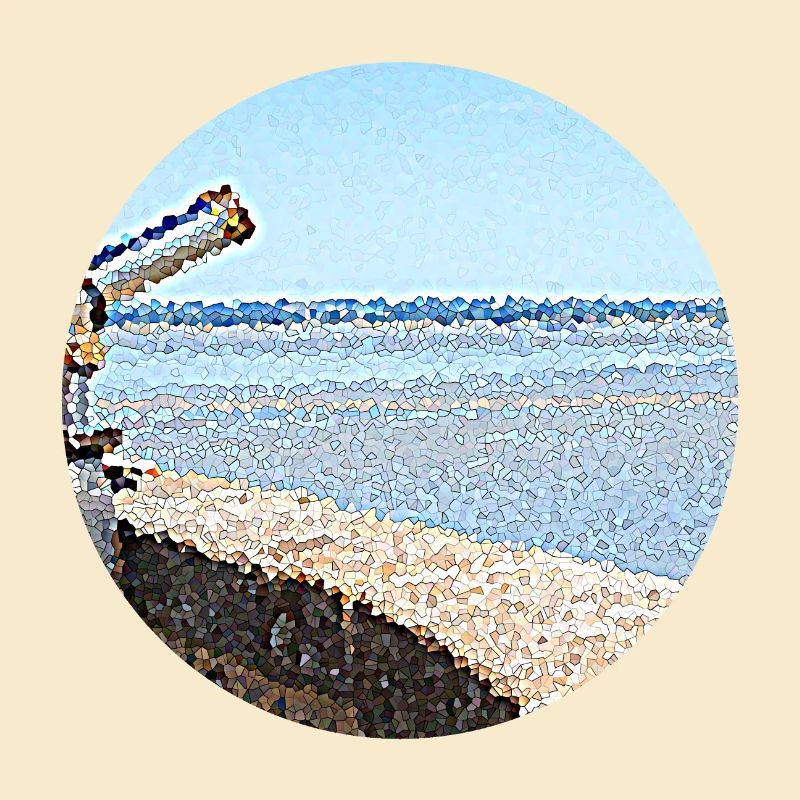 Fernblick auf das Meer