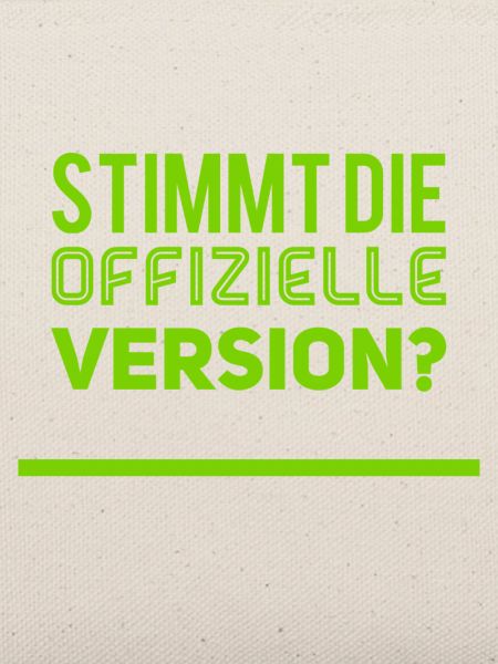 stimmt die offizielle Version