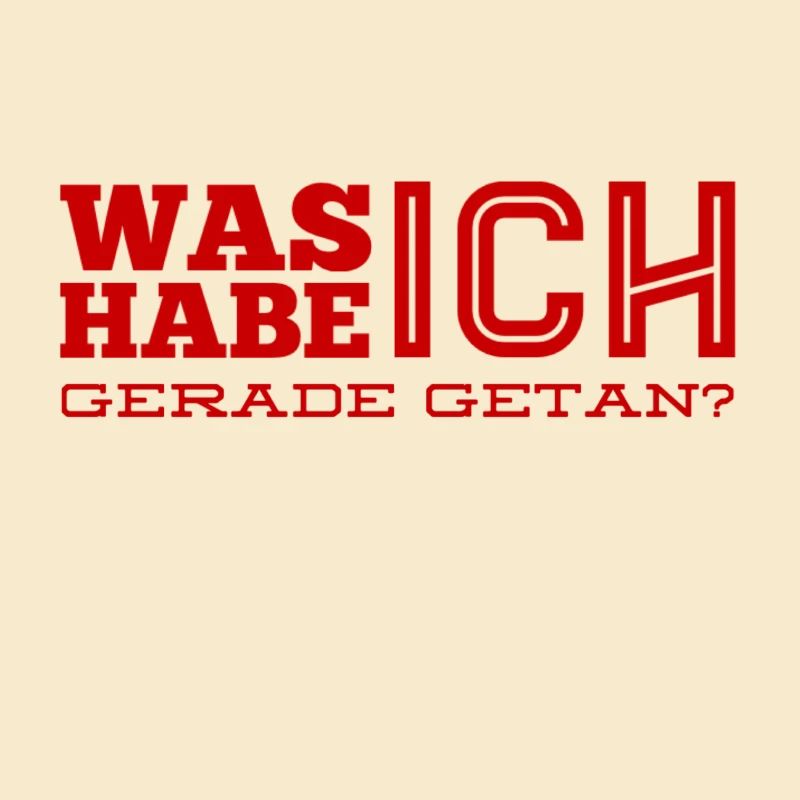war ich das?
