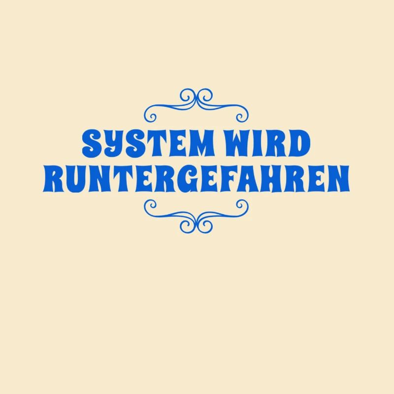 System wird heruntergefahren