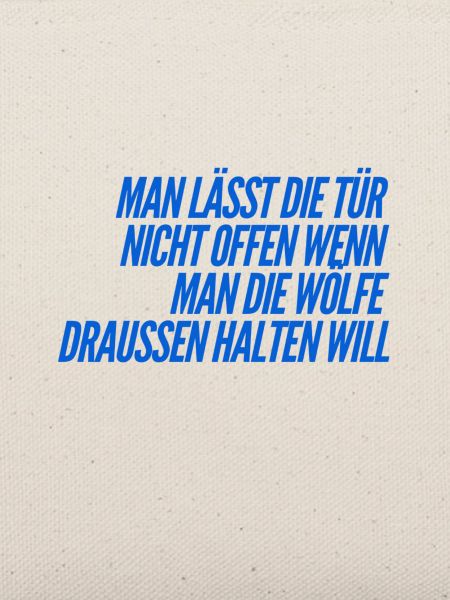 mach die Tür zu