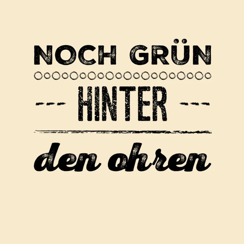 ich bin noch nicht reif