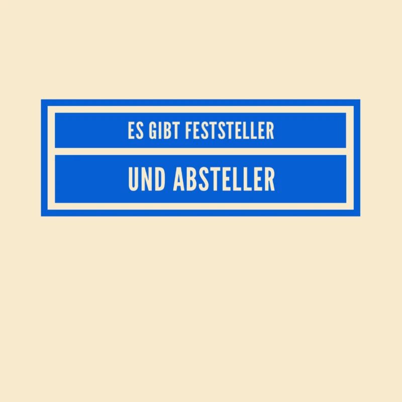 vor dir steht ein Macher