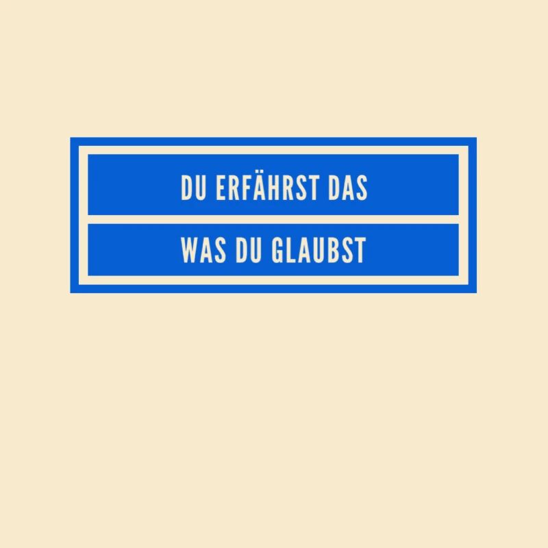 achte auf deinen Glauben