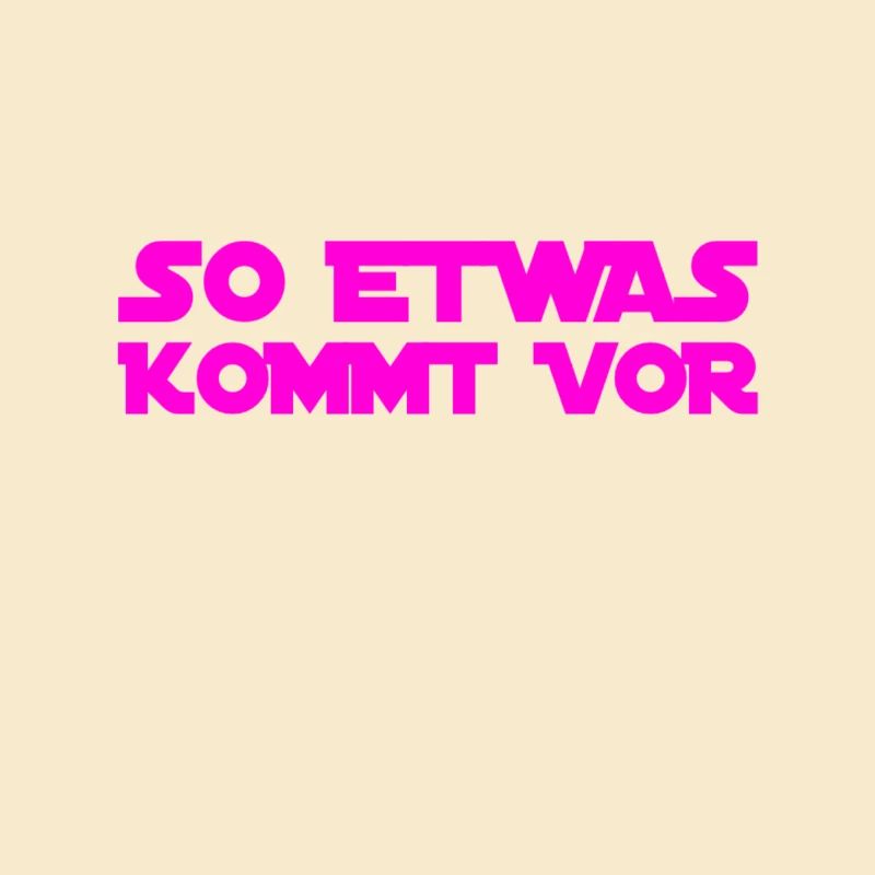 das kann schonmal passieren