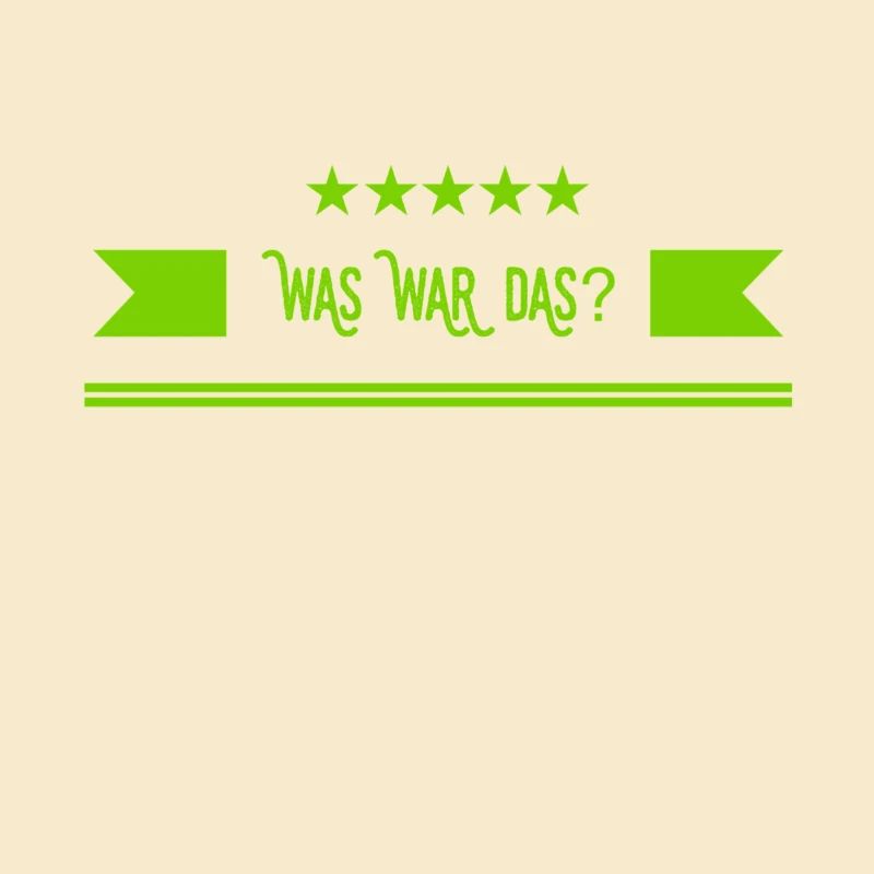 was war das denn?