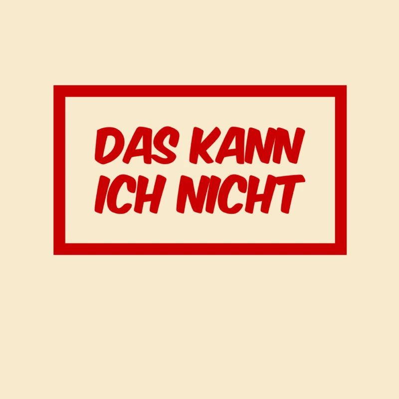 ich bin dazu unfähig