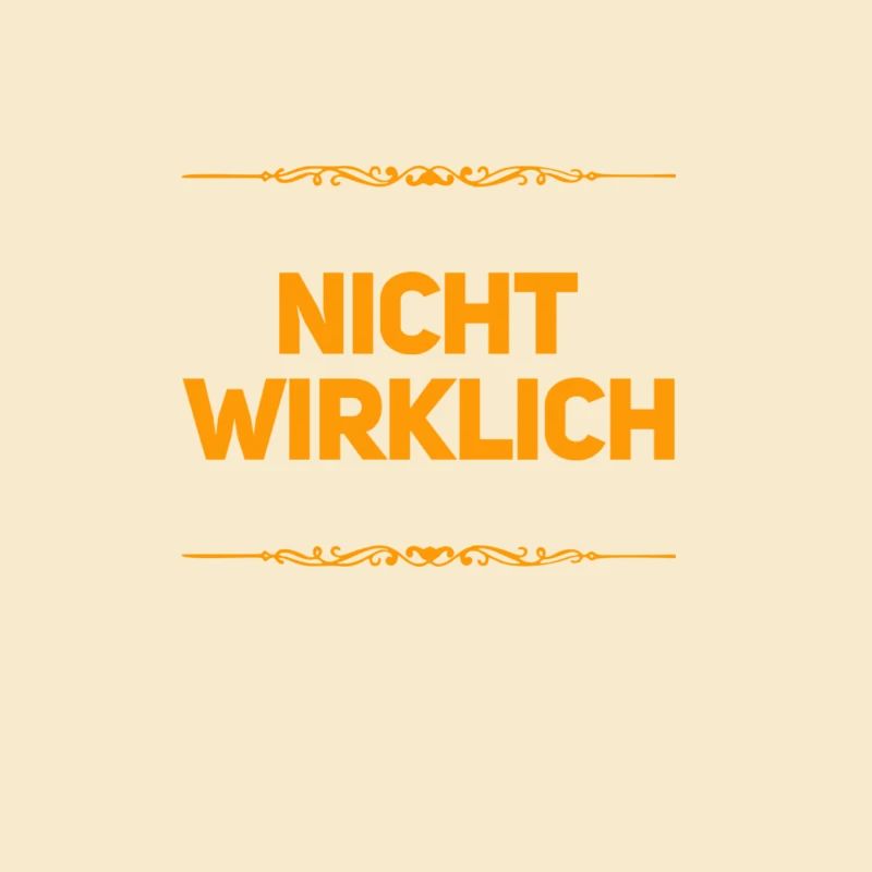 das will ich nicht