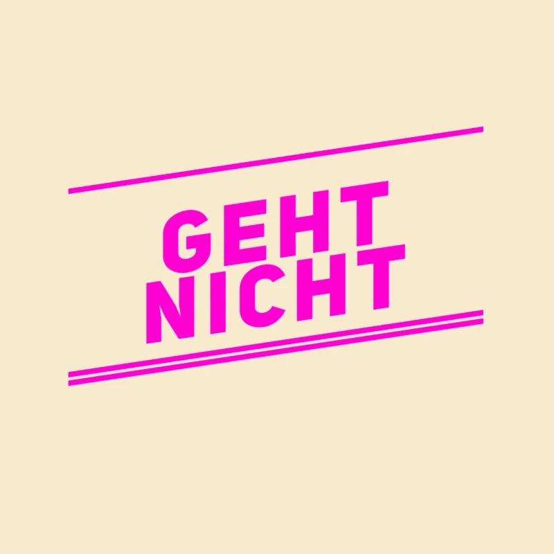 geht nicht