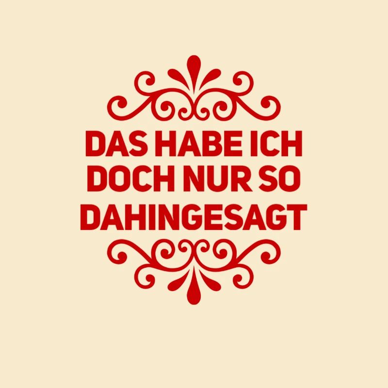 das war ohne Bedeutung