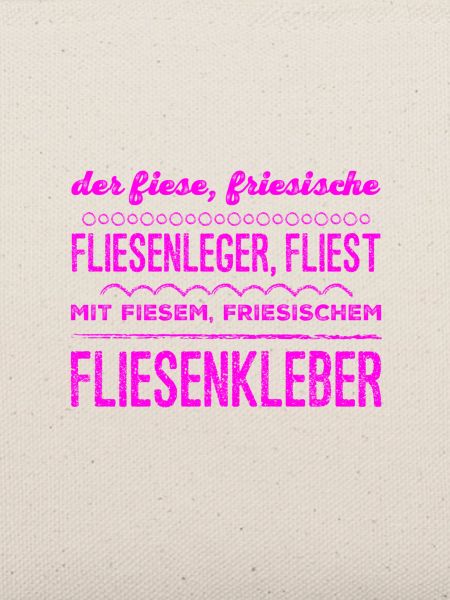 der fiese, friesischer Fliesenleger